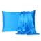 Homeroots 20 x 26 in. Blue Dreamy Silky Satin Standard Size Pillowcases 387857 - alternate 1